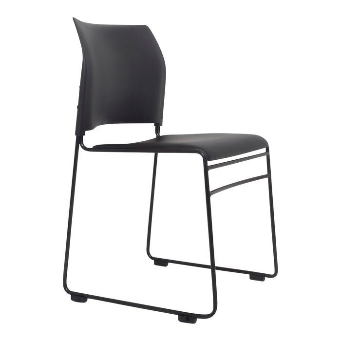 Buro Maxim Meeting Black P/C Frame Chair 1