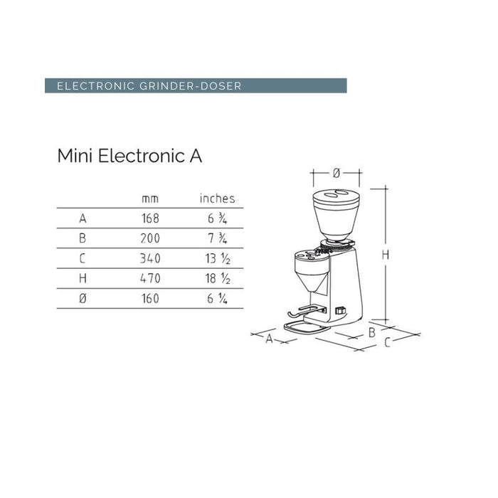 Mazzer Mini Electronic Modal A - Coffee Grinder