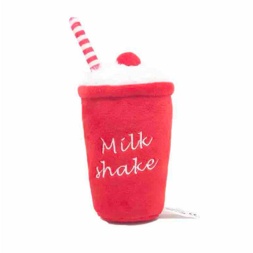 Milkshake Themed Squeaky Dog Toy - PetBrands — Folders
