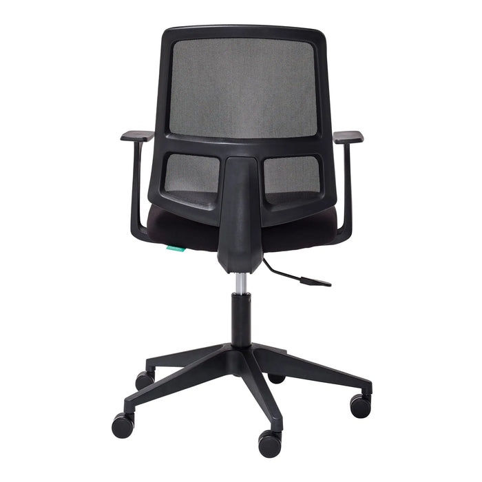 Buro Mondo Brook Black Mesh Chair with Arms 4