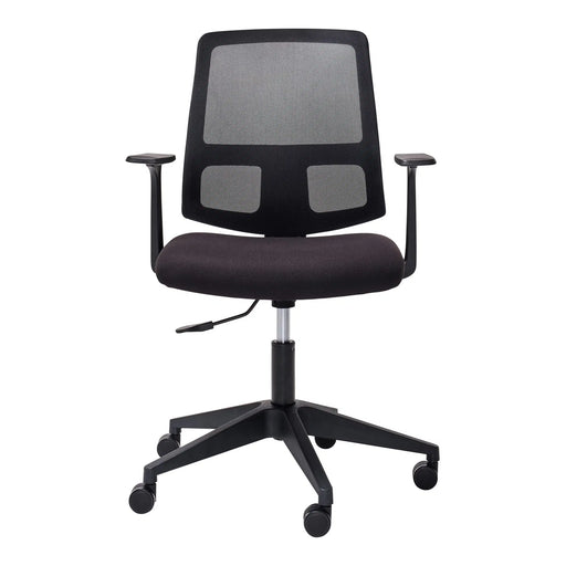 Buro Mondo Brook Black Mesh Chair with Arms 2
