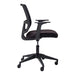 Buro Mondo Brook Black Mesh Chair with Arms 3