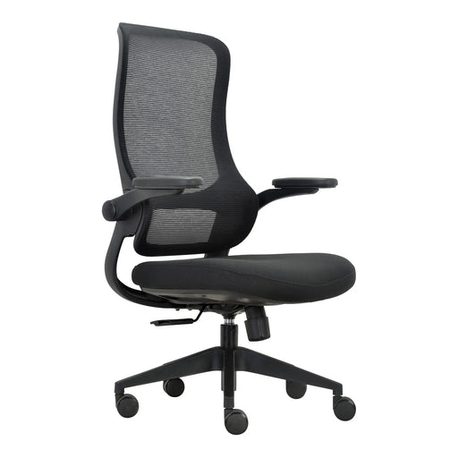 Buro Mondo Colt Black Mesh Chair with Arms 1