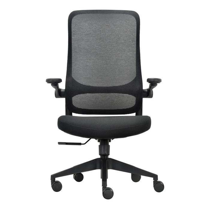 Buro Mondo Colt Black Mesh Chair with Arms 2