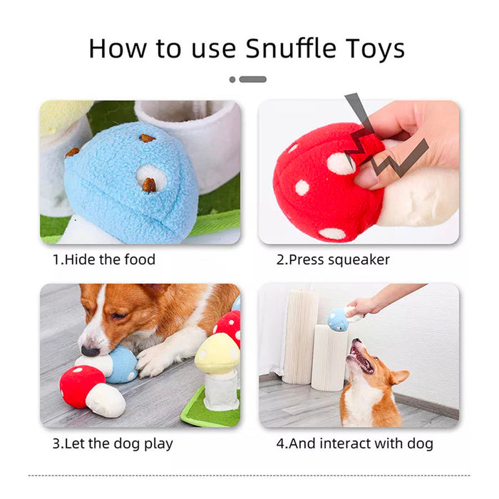 Doglemi Mushroom Garden Dog Snuffle Toy / Mat 5