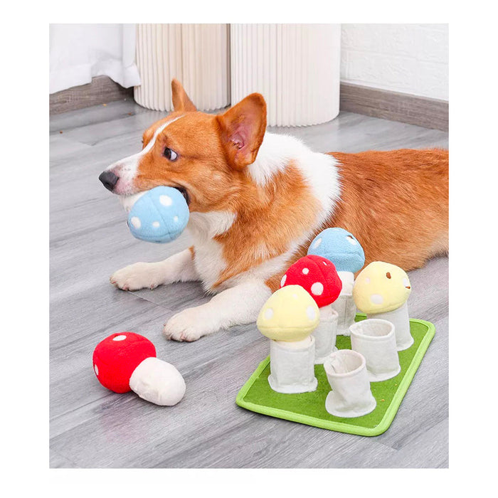 Doglemi Mushroom Garden Dog Snuffle Toy / Mat 3