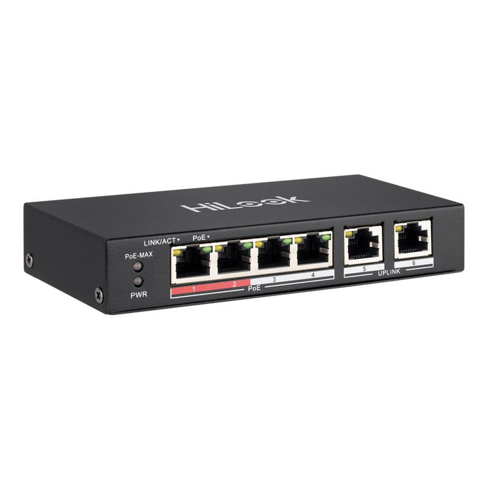 Hilook 4 Port 10/100 Fast Ethernet Unmanaged Poe Switch NS-0106P-35