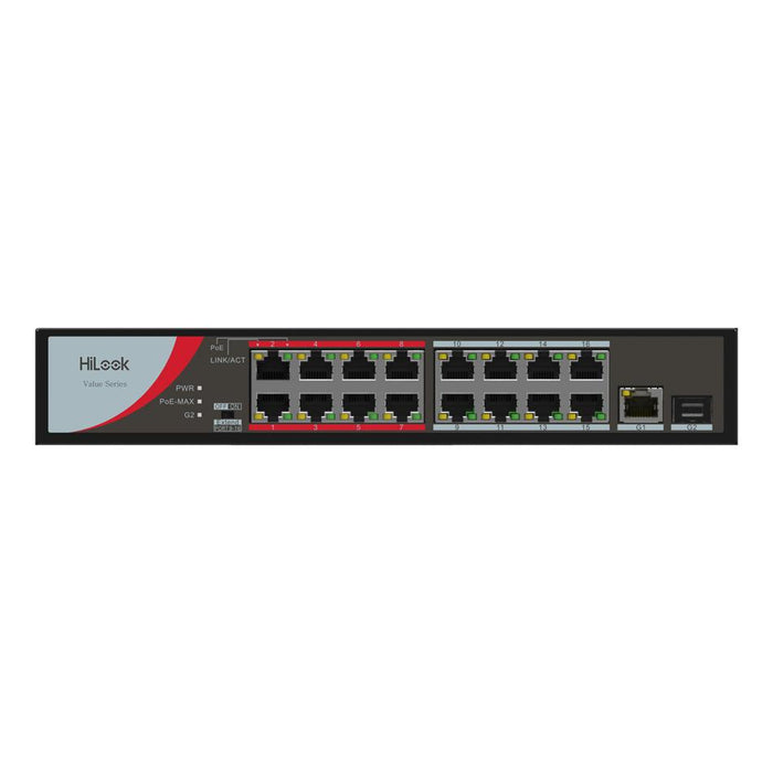 Hilook 16 Port 10/100 Fast Ethernet Unmanaged Poe Switch NS-0318P-130