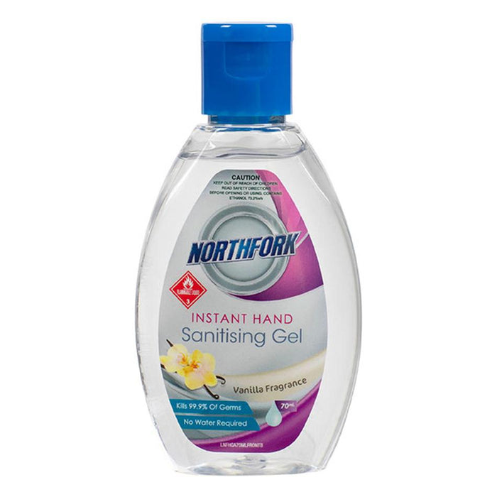 Northfork 70ML Instant Hand Sanitising Gel - Kills 99.9% Germs_1