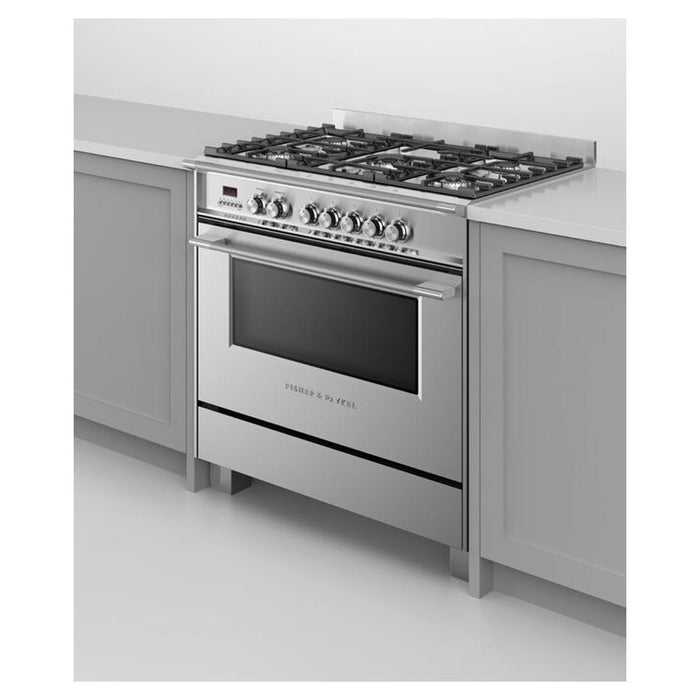 Fisher & Paykel 90cm Series 7Classic 5 Burner Dual Fuel Cooker_5