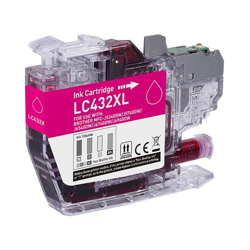 Okin Compatible Brother LC432XL Magenta Ink Cartridge IBLC432M_2