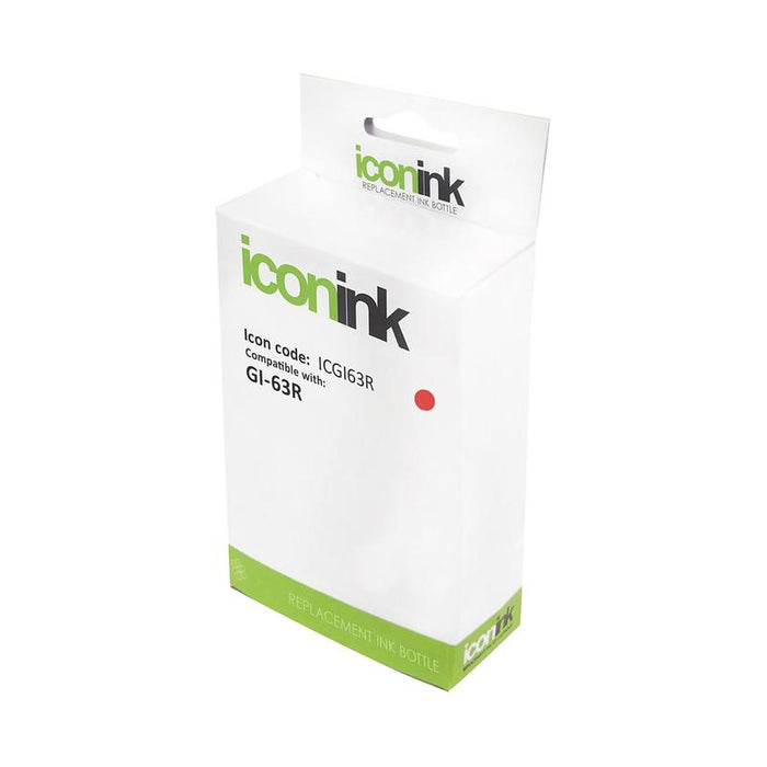 Okin Icon Compatible Canon GI63 Red Ink Bottle ICGI63R_1