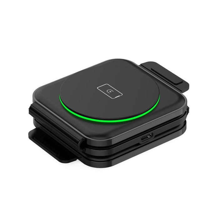 15W Travel Magcharge 3-In-1 Qi Wireless Foldable Phone Charger.