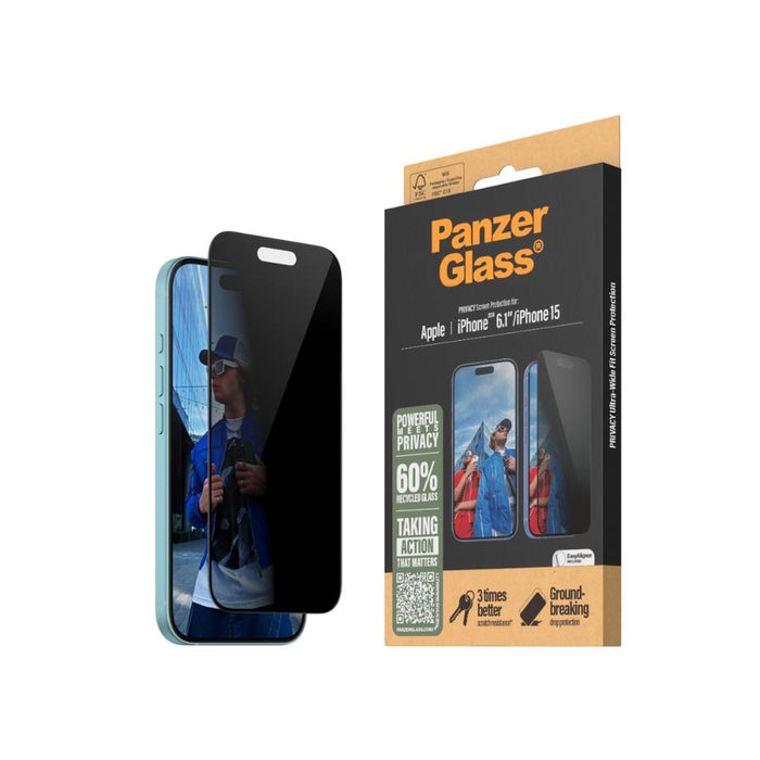 PanzerGlass UWF Privacy SPiPhone 16 P2861