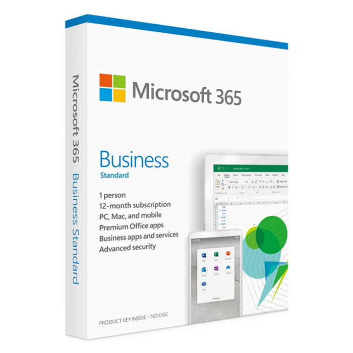 Microsoft 365 Business Standard 2019 1 User (5 Pc'S) 1 Year PC038