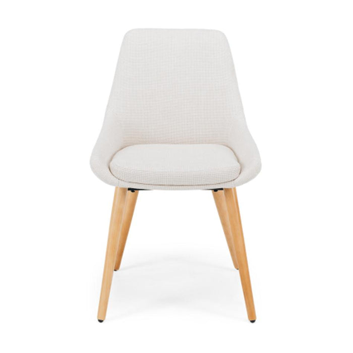 Furniture By Design Bari Dining Chair Cream (Oak Leg) PLBARFCR_2