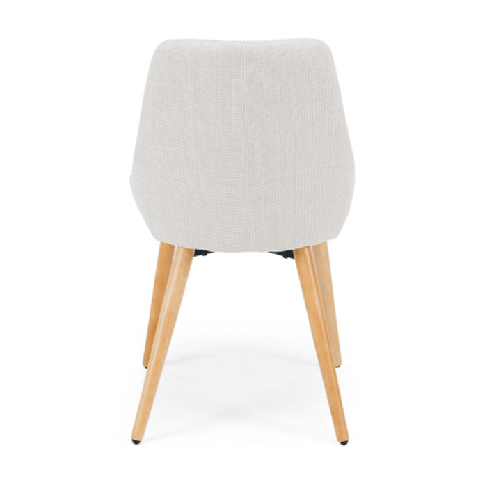 Furniture By Design Bari Dining Chair Cream (Oak Leg) PLBARFCR_4