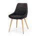 Furniture By Design Bari Dining Chair Dark Grey (Oak Leg) PLBARFDGRE_1