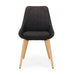 Furniture By Design Bari Dining Chair Dark Grey (Oak Leg) PLBARFDGRE_2
