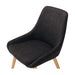 Furniture By Design Bari Dining Chair Dark Grey (Oak Leg) PLBARFDGRE_5