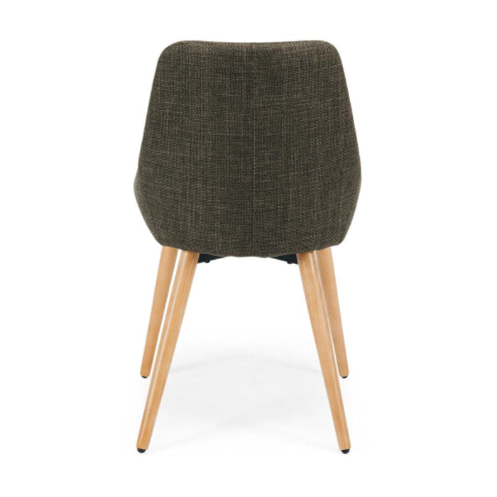 Furniture By Design Bari Dining Chair Green (Oak Leg) PLBARFGR_4
