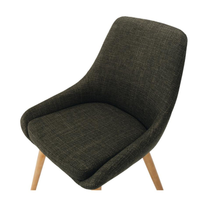 Furniture By Design Bari Dining Chair Green (Oak Leg) PLBARFGR_5