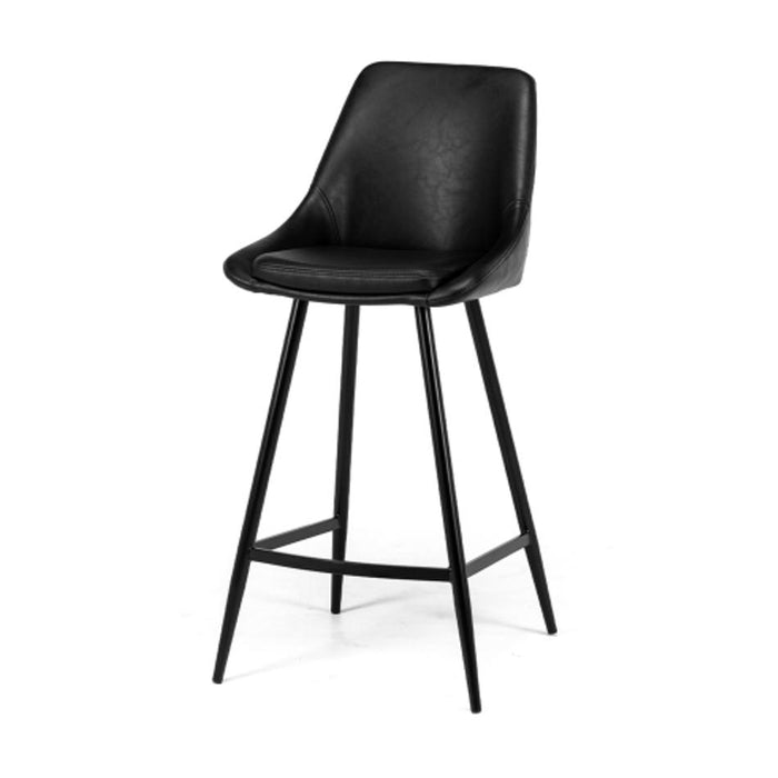 Furniture By Design Bari Barstool Black PU PLBBARBLK_1