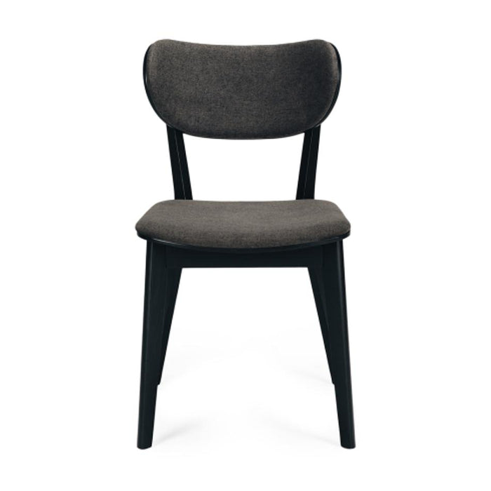 Furniture By Design Zurich Chair (Black Oak) Dark Grey PLQINZURB