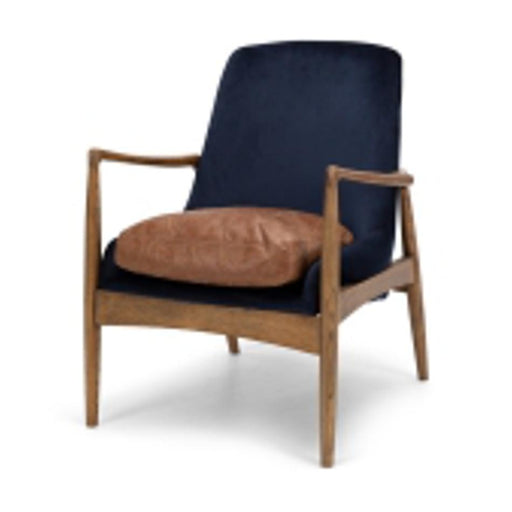 Furniture By Design Steiner Armchair Velvet Dark Blue PLSTEVEL_1