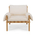 Furniture By Design Retreat Armchair White Boucle PLSTWO_1