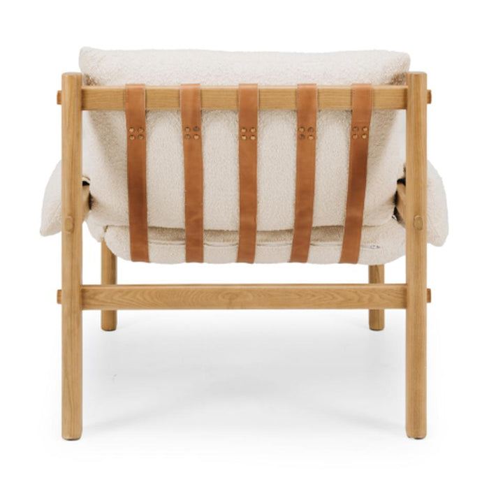 Furniture By Design Retreat Armchair White Boucle PLSTWO_4