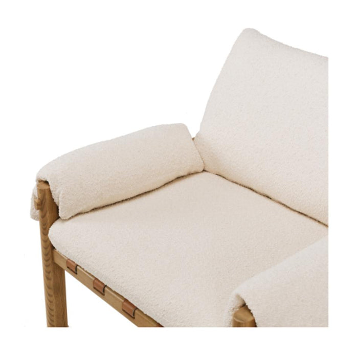 Furniture By Design Retreat Armchair White Boucle PLSTWO_5