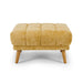 Furniture By Design Towelie Footstool Dijon Yellow PLTOWFSDY_1