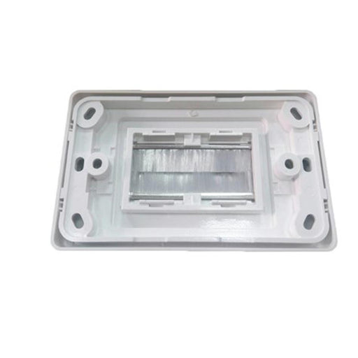 Electus Brushed Rear Cable Entry Wall Plate PS0296_1