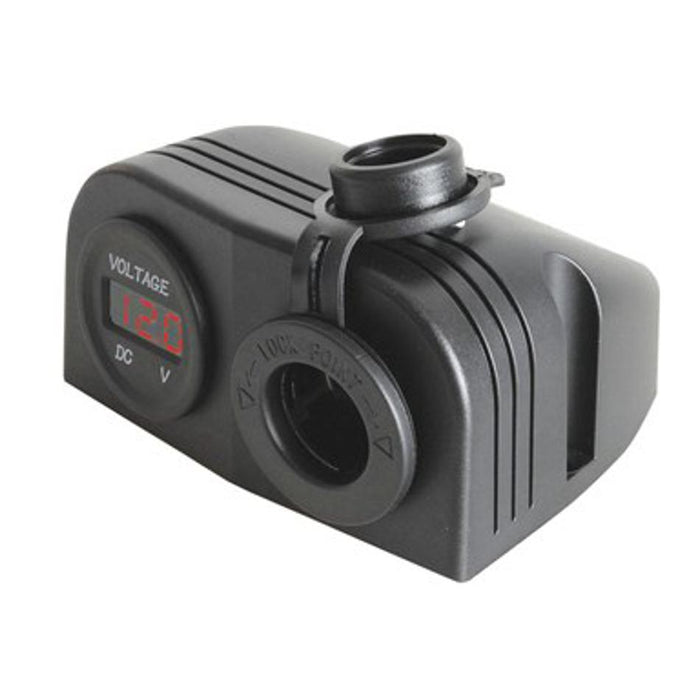 Electus Marine Grade Lighter Socket And Led Voltmeter PS2024_1