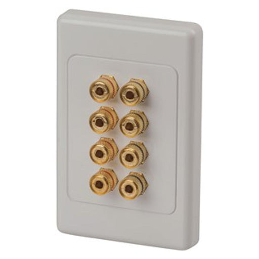 Electus Gold Screw Terminals On Large Wallplate X 8 PT0474_1