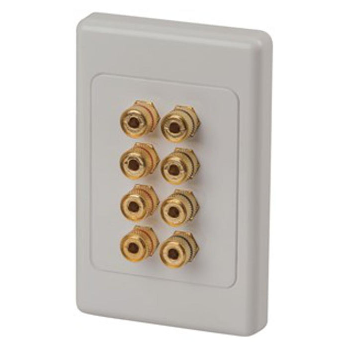 Electus Gold Screw Terminals On Large Wallplate X 8 PT0474_1