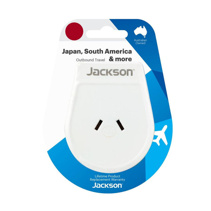 Jackson Slim Outbound Travel Adaptor For Use In Usa PTA8813M