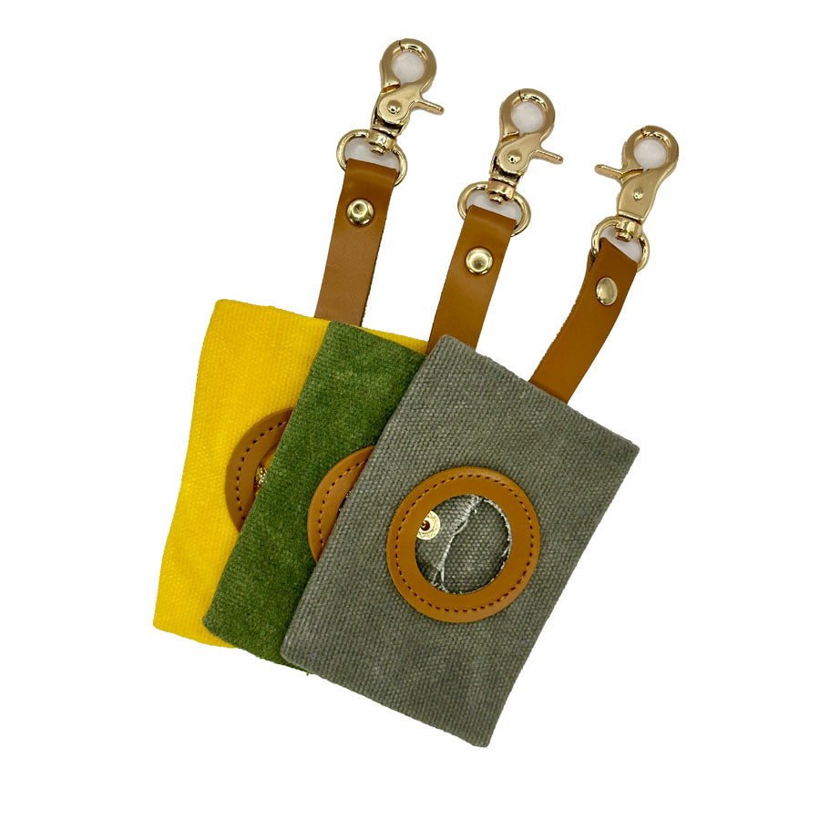 Canvas Dog Poop Bag Dispenser - Teddys — Folders