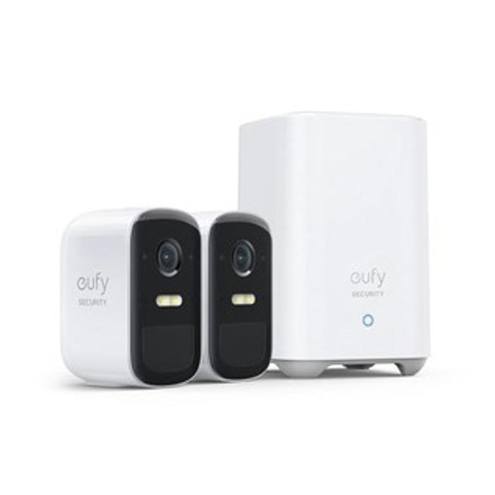 Eufy 2C Pro 2K Nvr Base With 2 X 2K Battery Cameras T8861Cd1 QC9300