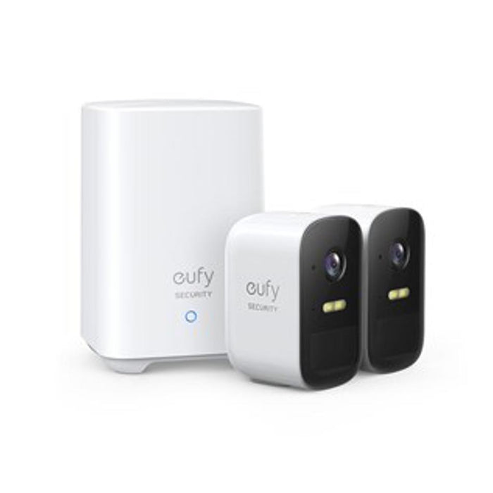 Eufy 2C Pro 2K Nvr Base With 2 X 2K Battery Cameras T8861Cd1 QC9300