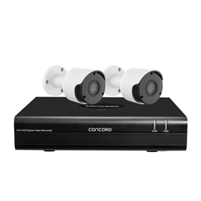 Concord 4Ch 1080P Hd Dvr Kit With 2 X 1080P Bullet Cameras QV5040