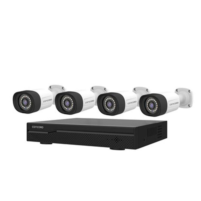 Concord 4 Channel 4K Nvr Kit With 4 X 4K Bullet Cameras Ip66 V4 QV8812_2
