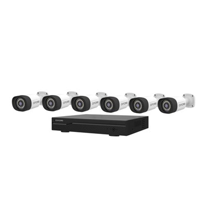 Concord 8 Channel 4K Nvr Kit With 6 X 4K Bullet Cameras Ip66 V4 QV8814_1