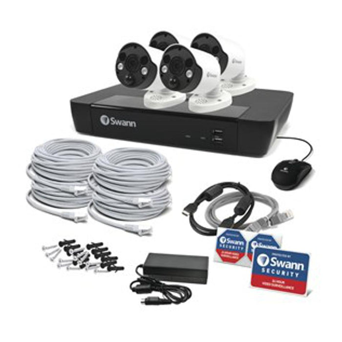 Swann 8Ch 6K Nvr Kit With 4 X 6K Pir Bullet Cameras Swnvk-890004Fb