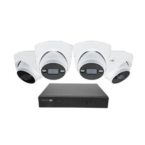 8Ch 4K Nvr Kit 24/7 Recording With 4 X 4K Dome Spot Cameras Ip66 Swnvk-8Advanx4D-Au_1