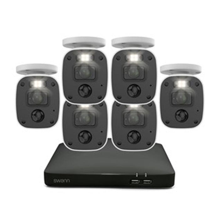 8Ch 2K Dvr Security System Kit With 6 X 2K Bullet Cameras Swdvk-8468062Kmqb-Au_1