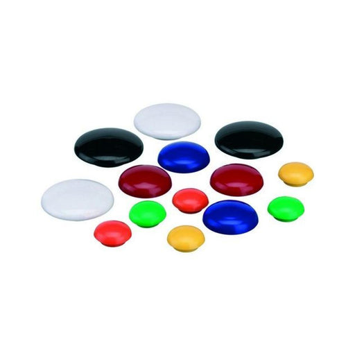 Quartet Assorted Magnet Buttons 30mm Pack of 10 QTTMB30ASSTD_1