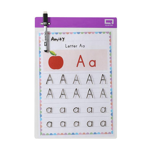 Quartet Flex Dry Erase Sleeves A4 Pack of 10 QTFLEXSLV10_1