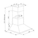 Parmco 600mm Canopy Rangehood, Black, 500m³/h, RC6B500_2